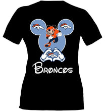 Load image into Gallery viewer, Denver Broncos Mickey shirt
