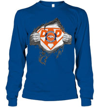 Load image into Gallery viewer, Denver Broncos dad superman shirt