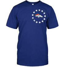 Load image into Gallery viewer, Denver Broncos american star flag shirt