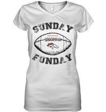 Load image into Gallery viewer, Sunday funday Denver Broncos lover shirt