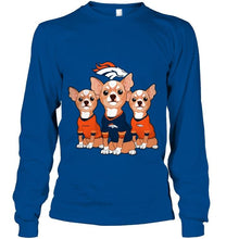 Load image into Gallery viewer, Denver Broncos Chihuahuas fan shirt