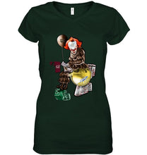 Load image into Gallery viewer, IT Western Michigan Broncos in toilet halloween hoodie