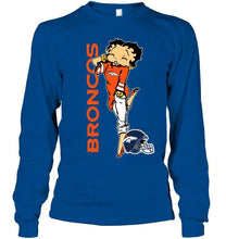Load image into Gallery viewer, Denver Broncos betty boop fan shirt