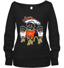 Load image into Gallery viewer, Denver Broncos Rottweilers fan shirt