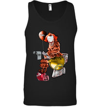 Load image into Gallery viewer, IT Denver Broncos in toilet halloween hoodie