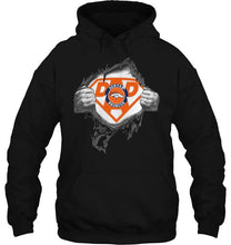 Load image into Gallery viewer, Denver Broncos dad superman shirt