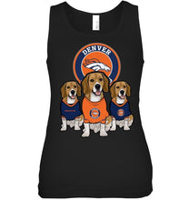 Load image into Gallery viewer, Denver Broncos Beagles fan shirt