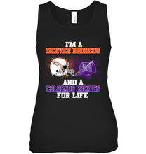 Load image into Gallery viewer, i'm a Denver Bronco and a Colorado Rockie for life shirt