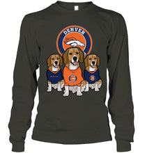 Load image into Gallery viewer, Denver Broncos Beagles fan shirt