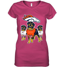 Load image into Gallery viewer, Denver Broncos Rottweilers fan hoodie