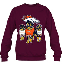Load image into Gallery viewer, Denver Broncos Rottweilers fan shirt