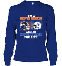 Load image into Gallery viewer, i'm a Denver Bronco and an Air Force Falcon for life shirt