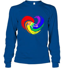 Load image into Gallery viewer, Denver Broncos lgbt tornado heart shirt