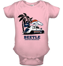 Load image into Gallery viewer, Beetle Denver Broncos on beach shirt