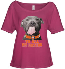 Load image into Gallery viewer, Denver Broncos to all my haters pitbull shirt
