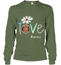 Load image into Gallery viewer, Love my Broncos Denver Broncos daisy fan shirt