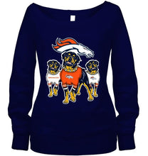 Load image into Gallery viewer, Denver Broncos Rottweilers fan shirt