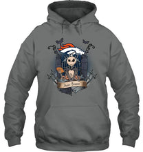 Load image into Gallery viewer, Denver Broncos Jack Skellington shirt