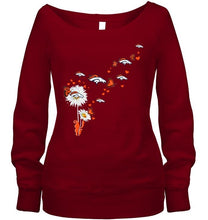 Load image into Gallery viewer, Denver Broncos daisy butterfly fan shirt
