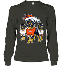 Load image into Gallery viewer, Denver Broncos Rottweilers fan shirt