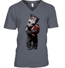 Load image into Gallery viewer, baby groot loves Denver Broncos shirt