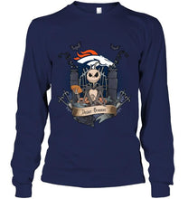 Load image into Gallery viewer, Denver Broncos Jack Skellington shirt