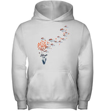 Load image into Gallery viewer, Denver Broncos dandelion shirt