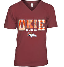 Load image into Gallery viewer, Okie dokie Denver Broncos fan shirt