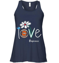 Load image into Gallery viewer, Love my Broncos Denver Broncos daisy fan shirt