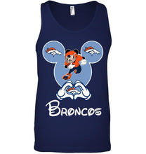 Load image into Gallery viewer, Denver Broncos Mickey shirt