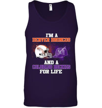 Load image into Gallery viewer, i'm a Denver Bronco and a Colorado Rockie for life shirt