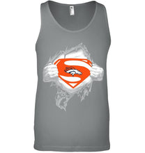 Load image into Gallery viewer, Denver Broncos Superman Ripped shirt