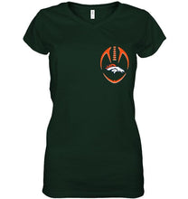 Load image into Gallery viewer, Denver Broncos American flag back shirt