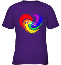 Load image into Gallery viewer, Denver Broncos lgbt tornado heart shirt