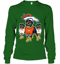 Load image into Gallery viewer, Denver Broncos Rottweilers fan shirt