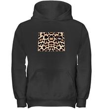 Load image into Gallery viewer, Denver Broncos Leopard State Map love shirt