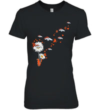 Load image into Gallery viewer, Denver Broncos daisy butterfly fan shirt