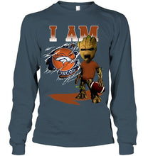 Load image into Gallery viewer, I am Denver Broncos groot shirt