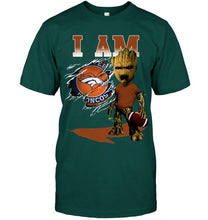 Load image into Gallery viewer, I am Denver Broncos groot shirt