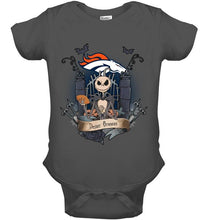Load image into Gallery viewer, Denver Broncos Jack Skellington shirt