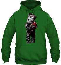 Load image into Gallery viewer, baby groot loves Denver Broncos shirt