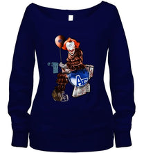 Load image into Gallery viewer, IT Boise State Broncos in toilet halloween hoodie