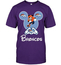 Load image into Gallery viewer, Denver Broncos Mickey shirt