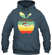 Load image into Gallery viewer, Denver Broncos teacher apple retro shirt