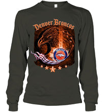 Load image into Gallery viewer, denver broncos eagle american flag shirt