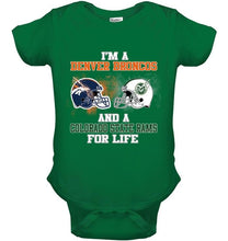 Load image into Gallery viewer, i'm a Denver Bronco and a Colorado State Ram for life shirt