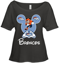 Load image into Gallery viewer, Denver Broncos Mickey shirt