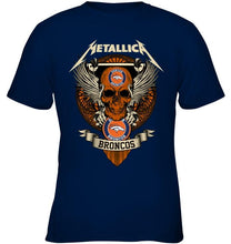 Load image into Gallery viewer, Metallica Denver Broncos shirt