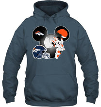 Load image into Gallery viewer, Denver Broncos Minnie cheerleader shirt