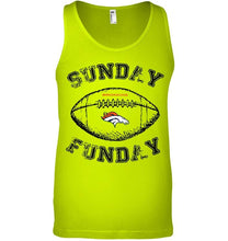 Load image into Gallery viewer, Sunday funday Denver Broncos lover shirt